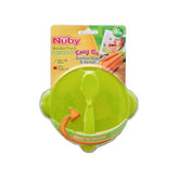Nuby Suction Bowl and Spoon- Green